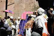 Proces bhem Timkatu. Lalibela. Etiopie.