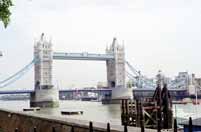 Tower Bridge, Londn. Velk Britnie.