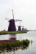 Vtrn mlny. Kinderdijk. Nizozemsko.