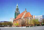 Kostel Marienkirche. Berln. Nmecko.