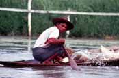 ivot na jezee Inle. Myanmar (Barma).