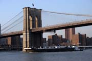 Brooklyn Bridge, Manhattan, New York. Spojen stty americk.