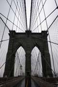 Brooklyn Bridge, Manhattan, New York. Spojen stty americk.