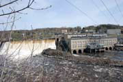 Taylors Falls, dol eky St Croix, Minnesota. Spojen stty americk.