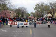 May Day prvod a oslava, Minneapolis, Minnesota. Spojen stty americk.