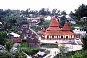 Minangkabausk tadin vesnika u Bukittinggi. Sumatra, Indonsie.