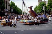 Vnon prvod (Christmas parade). Adelaide. Austrlie.