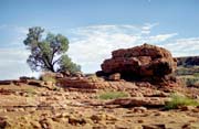 Oblast nazvan Kings Canyon (Watarrka National Park). Austrlie.