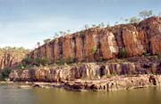 Katherine Gorge v provincii Northern Territory. Austrlie.