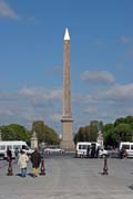 Egyptsk Obelisk na Place de la Concorde, Pa. Francie.