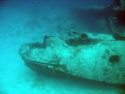 Potpn u ostrova Biak, lokalita Catalina wreck. Papua, Indonsie.