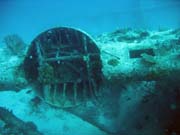 Potpn u ostrova Biak, lokalita Catalina wreck. Papua,  Indonsie.