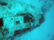 Potpn u ostrova Biak, lokalita Catalina wreck. Papua, Indonsie.