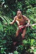 Mentawajec z ostrova Siberut. Sumatra, Indonsie.