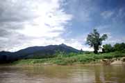 eka Mekong v severnm Laosu. Laos.