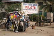 Douala, nejvt mesto Kamerunu je ekonomickm centrem v oblasti. Kamerun.