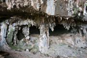 Jeskyn Hoq na ostrov Socotra. Jemen.