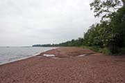 Jezero Superior, nejvet sladkovodn jezero na svete podle plochy, North Shore, Minnesota. Spojen stty americk.