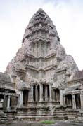 Pohled na chrm Angkor Wat. Oblast chrm Angkor Wat. Kamboda.