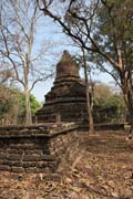 Archeologick park Kamphaeng Phet. Thajsko.