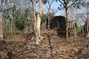 Archeologick park Kamphaeng Phet. Thajsko.