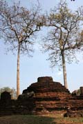 Archeologick park Kamphaeng Phet. Thajsko.