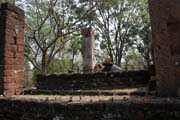 Archeologick park Kamphaeng Phet. Thajsko.