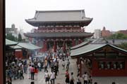 Chrm Senso-ji ve tvrti Asakusa, Tokio. Japonsko.