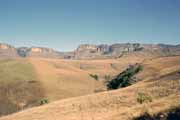 Giant's Castle Nrodn park, Drakensberg. Jihoafrick republika.