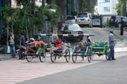 Rikci (becak) Surabaya. Jva,  Indonsie.