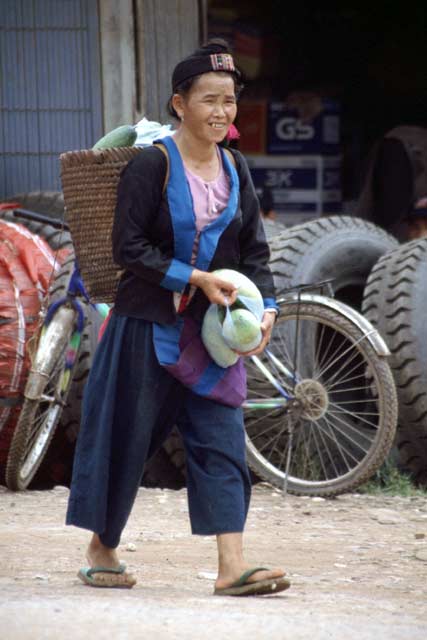 Trh v Udomxai. Laos.