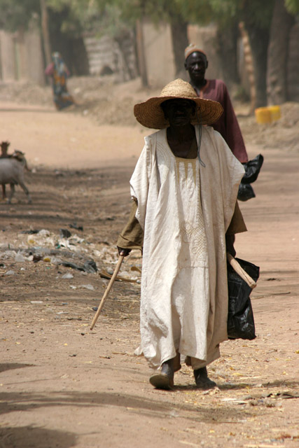 Na ulici ve vesnici Rey Bouba. Kamerun.