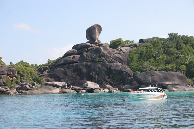 Ostrovy Similan. Thajsko.