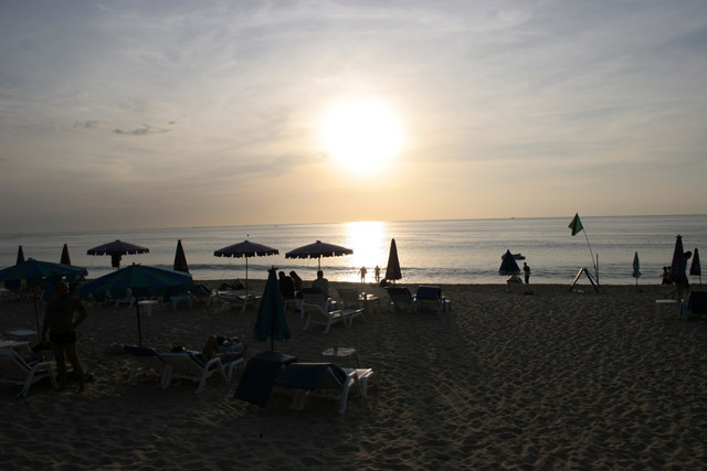 Kata Beach, Phuket. Thajsko.