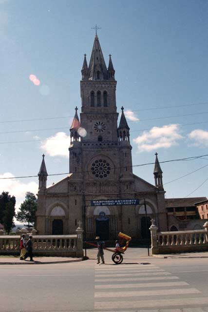 Kostel v Antsirabe. Madagaskar.